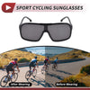 Set Motorcycle Riding Goggles Black Lens Black White Frame Tri-Acetyl Cellulos