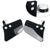 Honda, Kawasaki, Yamaha Black Motorcycle Front Wind Fork Air Deflector