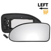 Ford Focus Left Side White Mirror Glass w/ Back Convex Heated (1998-2004)