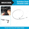 Ford Chevy GM Holden Models 36" Braided Stainless Steel Throttle Cable