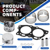 EZGO Golf Cart Robin 350cc Oversize 0.5mm Piston Ring Kit (1996-2008)
