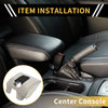 GMC Sierra 1500 Console Lid Armrest Cover Microfiber Leather Grey