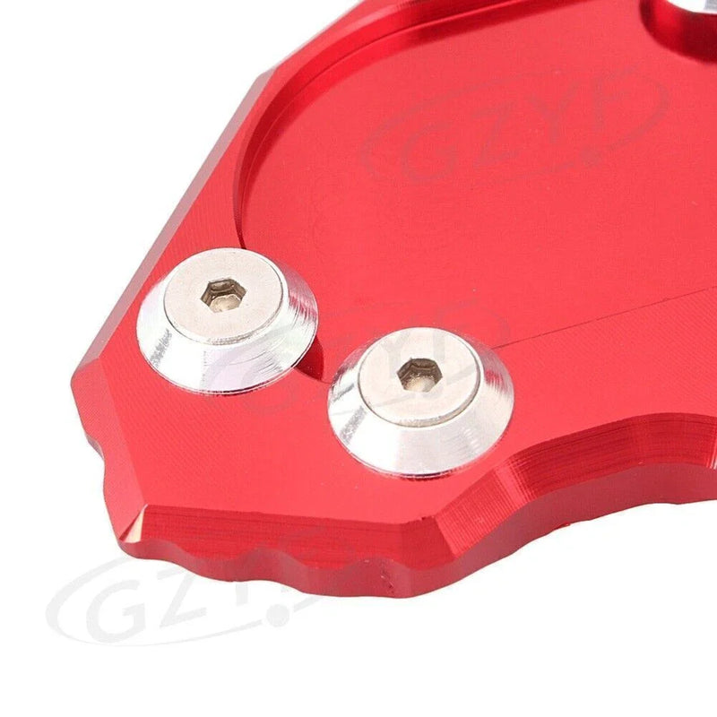 BMW F800GS (2008-2014) - Red Kickstand Side Stand Plate Pad