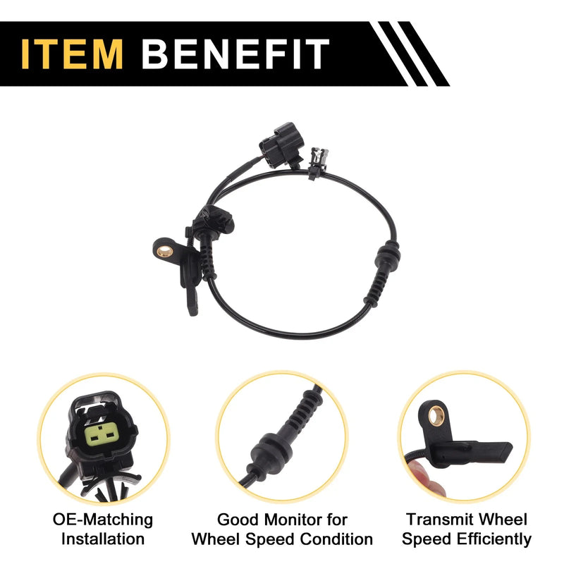 Chevrolet Sail 3 Rear Left ABS Wheel Speed Sensor (2012-2014)