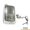 Harley Chopper Bobber Cafe Racer Square Chrome Headlight
