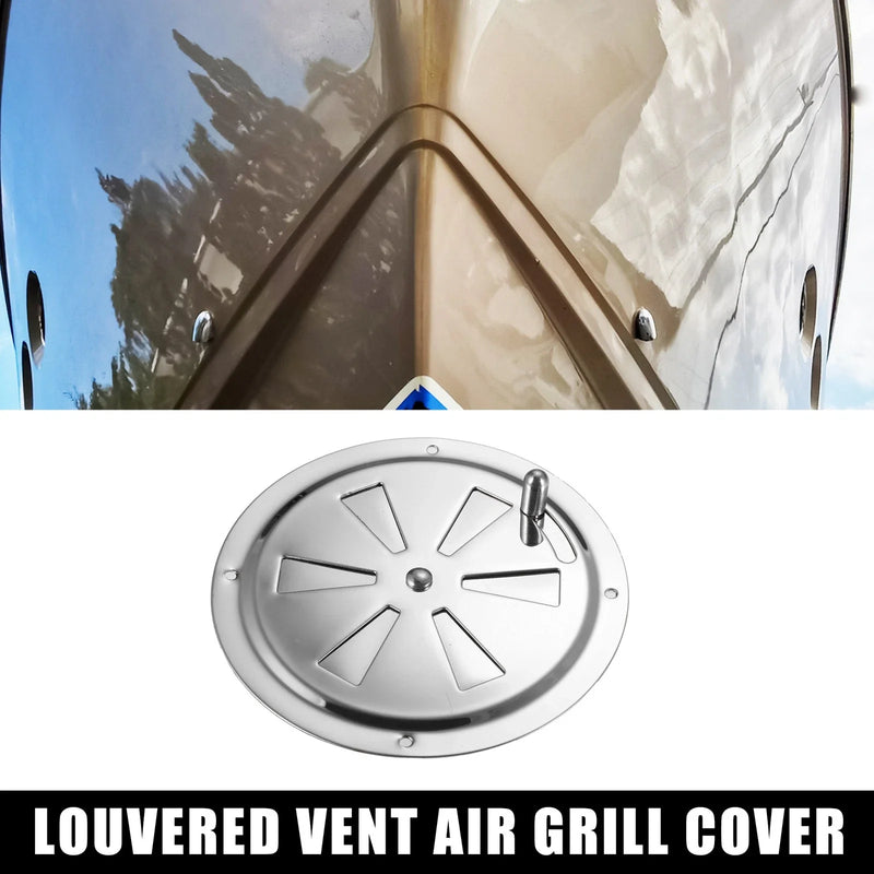 Marine Round Knob Louver Vent Cover Opening Closing Ventilation Plate