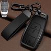 Benz C E S G W213 GLC W177 GLK AMG Zinc Alloy Leather Car Key Fob Case Cover