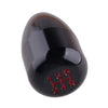 5 Speed Gear Shift Knob Black Universal Type R with 8mm 10mm 12mm Adapters