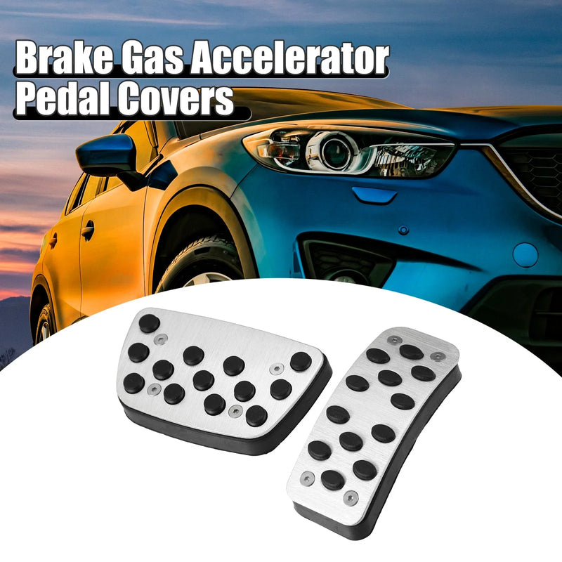 Toyota Camry 2 x Car Brake Gas Accelerator Pedal Covers (2018-2023)