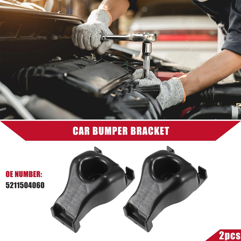 Toyota Tacoma 2 x Front Bumper Bracket Black (2005–2015)