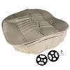 Beige PU Car Front Seat Mat Cushion