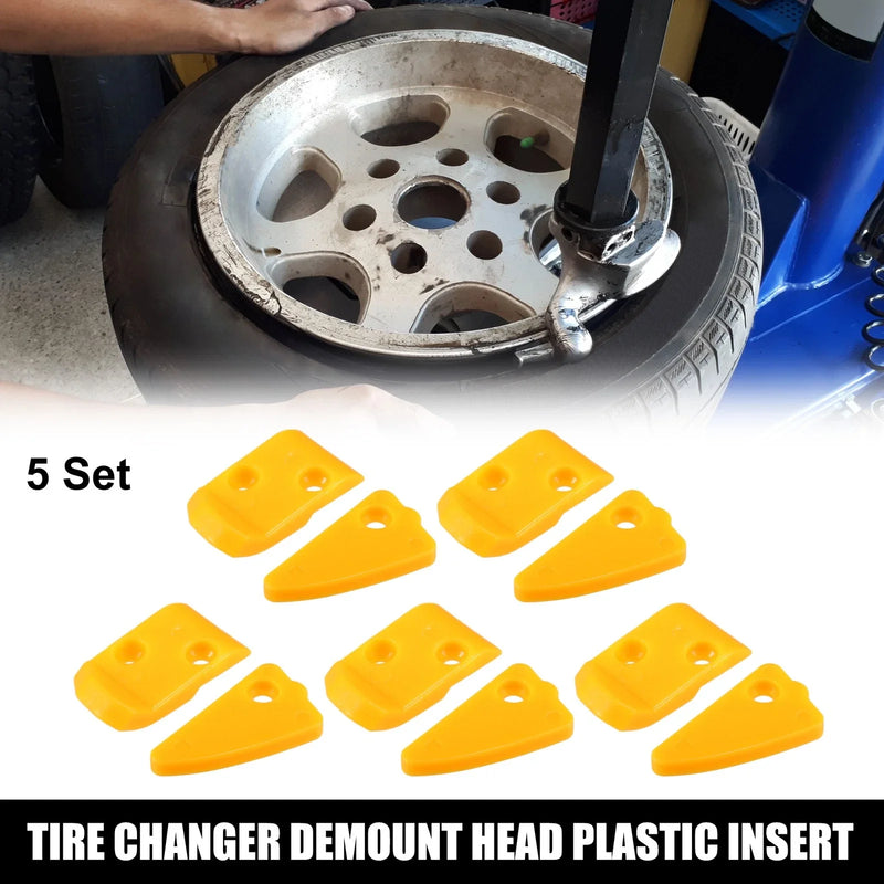 Motorcycle 5 x Set Motorcycle Tire Changer Demount Head Plastic Insert