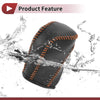Honda Fit (2021-2023) Brown Faux Leather Car Gear Shift Knob Cover
