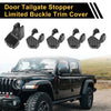 Jeep Wrangler JL JLU Carbon Fiber Door Limiting Cover Trim (2018-2024)