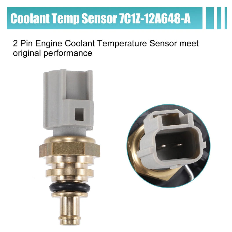 Ford 2.0 EcoBoost Engine Coolant Water Outlet w/ Temp Sensor (2015-2023)