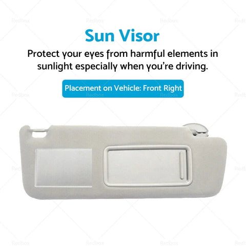 Toyota Prado TRJ120 RZJ120 LJ120 GRJ120 KZJ120 KDJ120 RH Sun Visor (2003-2009)