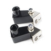 Motorcycle - Metal Alloy Black Fog Light Bracket