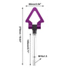 Subaru BRZ Front Bumper Tow Hook Screw Triangle Shape