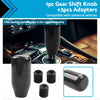Car - Black Real Carbon Fiber Universal Gear Shift Knob