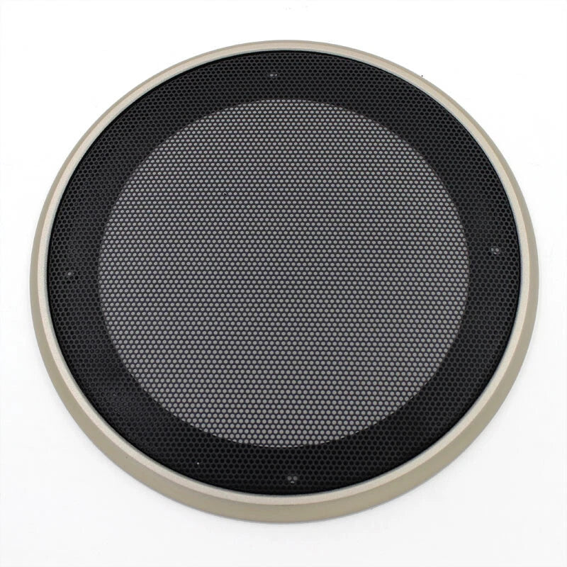 6.5 inch Speaker Cover Coaxial Steel Mesh Grills Golden Woofer Mask
