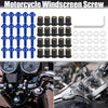 Make Model 20pcs M5 5mm Windscreen Screws Fairing Windscreen Bolts Blue
