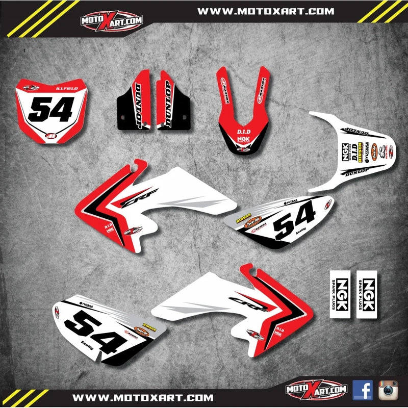 Honda CRF 50 (2013-2016) Stickers Custom Graphic Kit - REBOUND Style