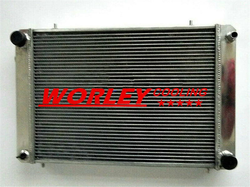 Triumph TR8 3.5 V8 3 Core Aluminum Radiator + Fan (1978-1981)