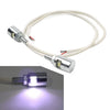 Motorcycle Universal Chrome 12V LED License Plate Light Lamp