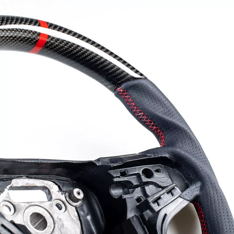 Chevrolet Camaro Carbon Fiber Flat Bottom Steering Wheel (2012-2015)