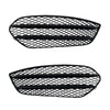 Benz C117 CLA200 CLA220 CLA45 2 x Front Bumper Air Vent Trim Grilles (2013-2016)