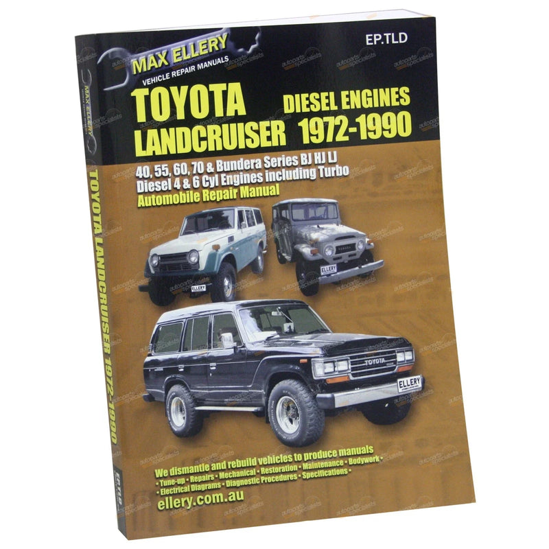 Toyota 40–70 Series Bundera Repair Manual / Book (1972–1990)