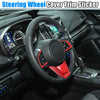 Subaru Forester Ascent 4pcs Red Inner Steering Wheel Cover Trim (19-21)
