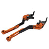 Suzuki GSXR750, 600, KATANA, V-STROM Orange Extendable Brake Clutch Levers