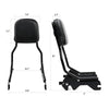 Harley Sport Glide Upright Sissy Bar Backrest Docking Hardware (2018-2025)