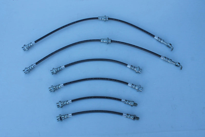 Nissan 300ZX Z31 Braided Brake Hose Set (6) (1984-1990)
