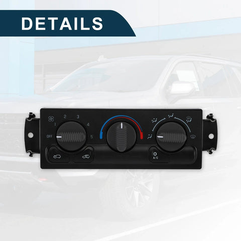 Chevrolet Avalanche HVAC A/C Heater Climate Control Switch Replacement 1x