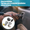 Mazda B2200 (1986-1993) - Silver Tone Black 1 Set Door Lock Cylinder