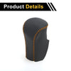 Honda Accord (2008-2012) Black Orange Faux Leather Car Gear Shift Knob Cover
