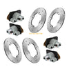 Arctic Cat Wildcat 700 Front/Rear Brake Calipers w/Disc Rotors (2014–2017)