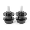 Suzuki GSXR750 600 (1992-2019) Black 6mm Swingarm Spools