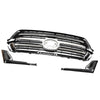 Toyota Land Cruiser Front Upper Hood Bumper Grille / Chrome Silver Tone / Grille