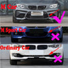 BMW F80 M3 F82 F83 M4 Front & Rear Bumper Splitter Lip Spoiler Black (14-20)