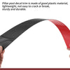 Ford Ranger (2023-2024) Black 6 Pcs Car Door Pillar Window Trim