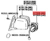 Toyota Land Cruiser Door Outer Mirror Actuator RH