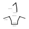 Harley Road Glide Black 13" Fused Bar 1.25" Handlebar (2015-2024)