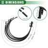 CHEVROLET Black 14AWG Blower Motor Resistor Connector