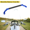 Motorcycle Cross Bar Handlebars 10mm 0.39in Hole Blue