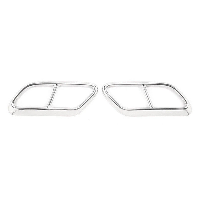 Volvo V90 S90 2 x Rear Exhaust Muffler Tail Pipe Covers (2016-2020)