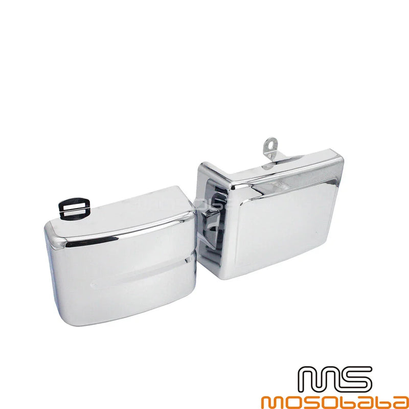 Harley Wide Glide FXDWG FXDB Dyna Chrome ABS Side Battery Cover Panels (06-17)