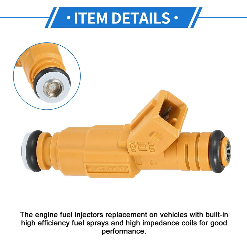 Jeep Cherokee 1989-1998 4.0L Yellow Fuel Injector (1989-1998)
